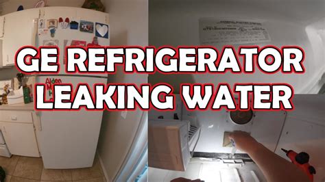 Frigidaire Refrigerator Leaking [Solved]